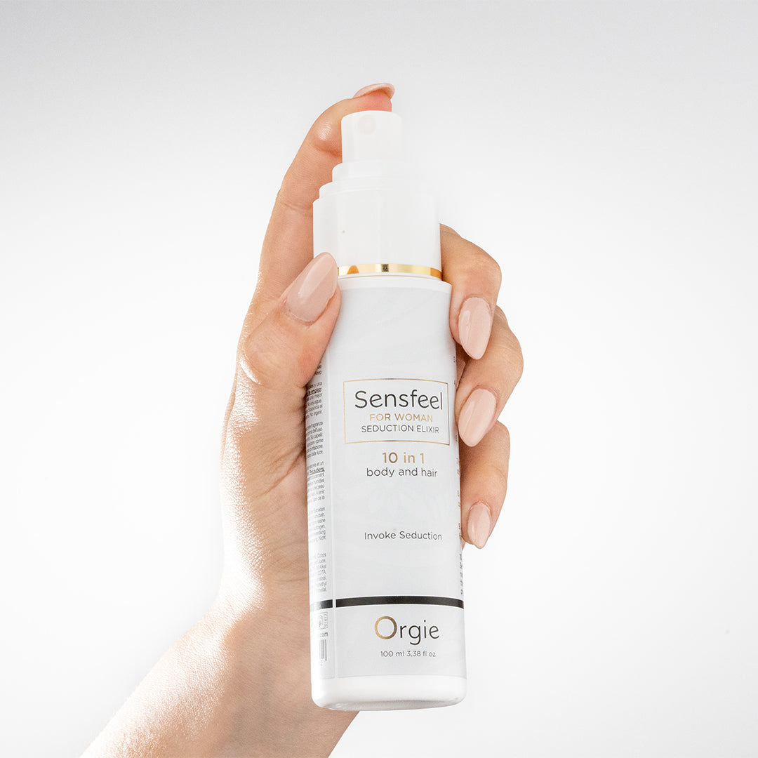 Sensfeel For Woman Pheromone Seduction Elixir 10 in 1 body and hair