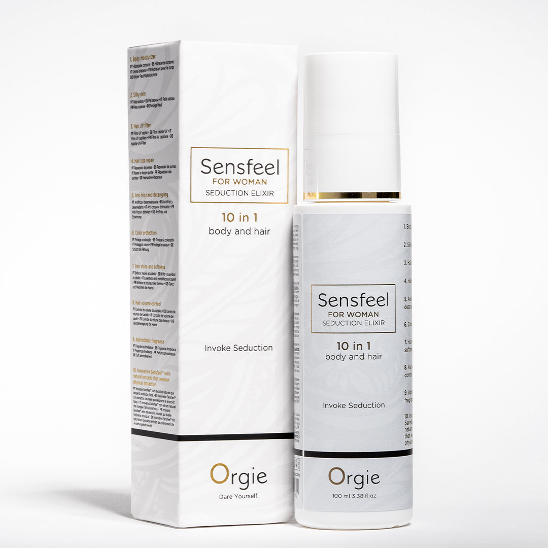 Sensfeel For Woman Pheromone Seduction Elixir 10 in 1 body and hair