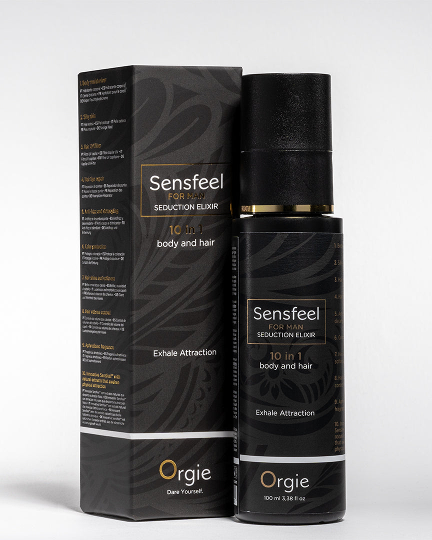 Sensfeel For Man Pheromone Seduction Elixir 10 in 1 body and hair para hombre